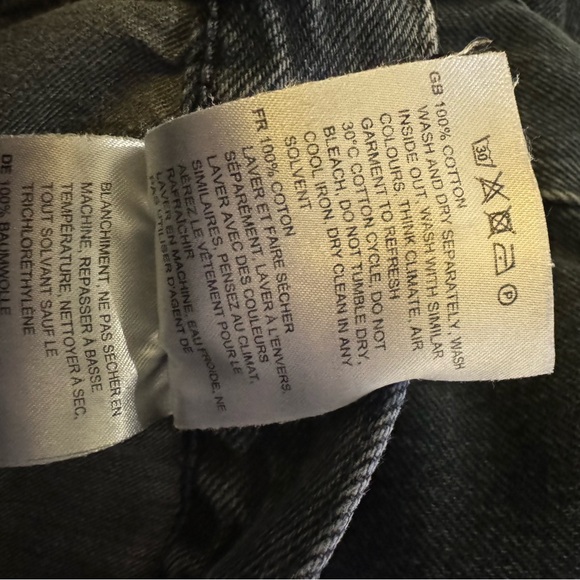 Toteme Black Denim Jeans Size 25 - Picture 11 of 11